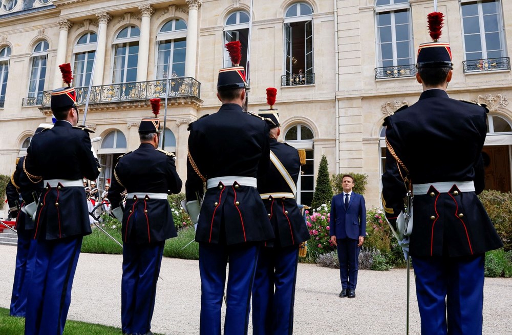 Macron'un yeni dönem görevi için tören düzenlendi - 3