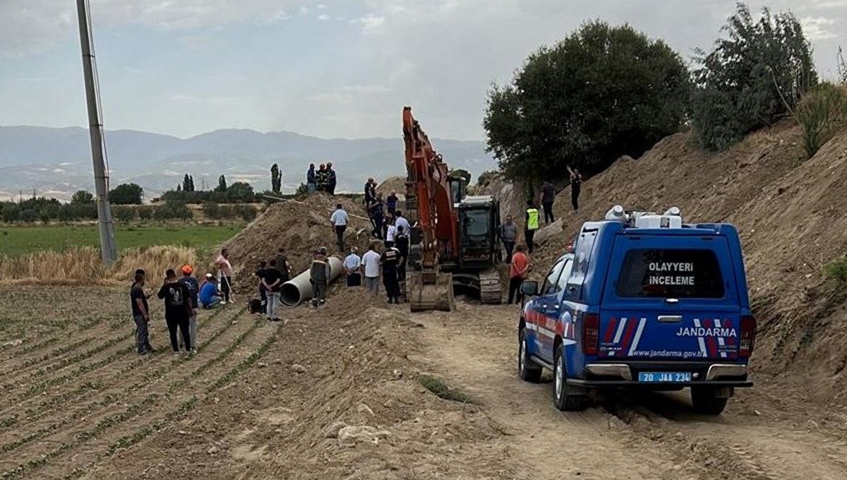 Denizli'de toprak kayması: 1 ölü, 1 ağır yaralı