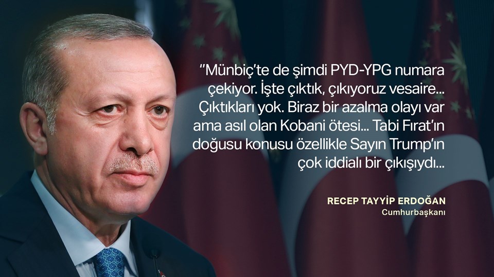 Cumhurbaşkanı Erdoğan: Münbiç'tekine benzer oyalamaya asla izin vermeyiz - 2