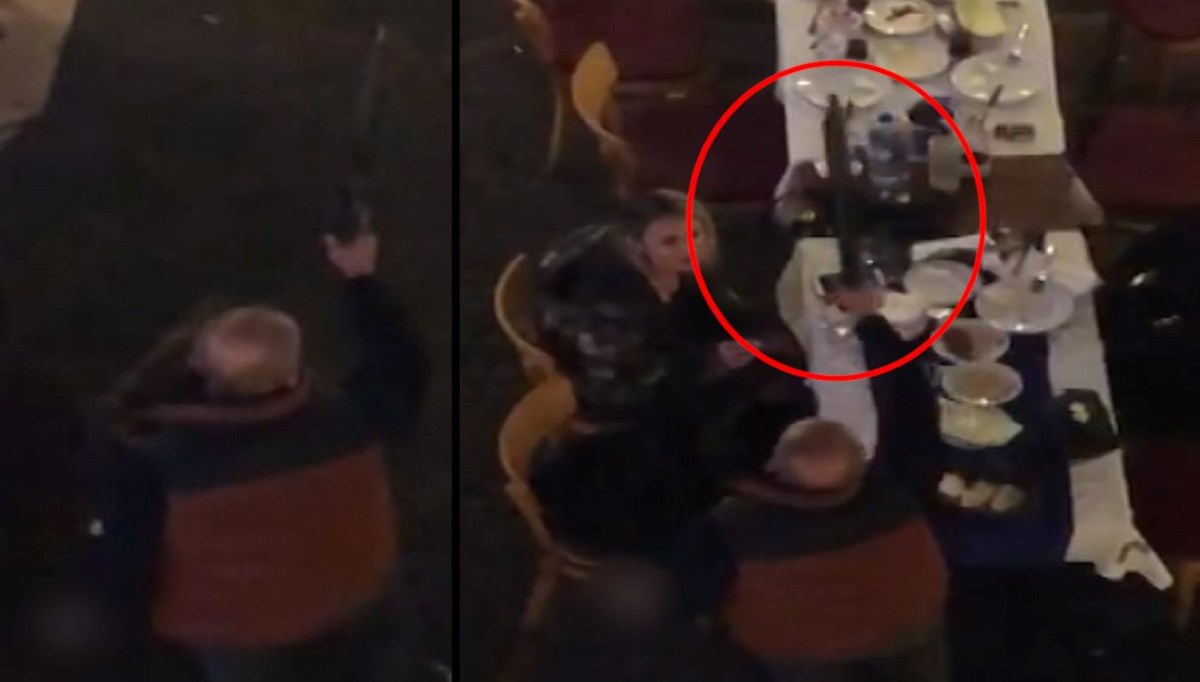 Tarihi Çiçek Pasajı'nda bir kadını rehin alarak, havaya ateş açan şüpheli gözaltına alındı