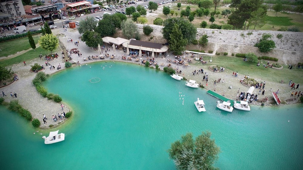Pamukkale�nin eşsiz manzarasını Kocaçukur�dan izlediler NTV