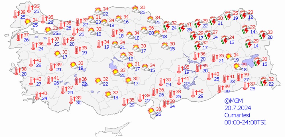 AKOM'dan 'dışarı çıkmayın' uyarısı: Sıcaklıklar artmaya devam ediyor (Bugün hava nasıl olacak?) - 13