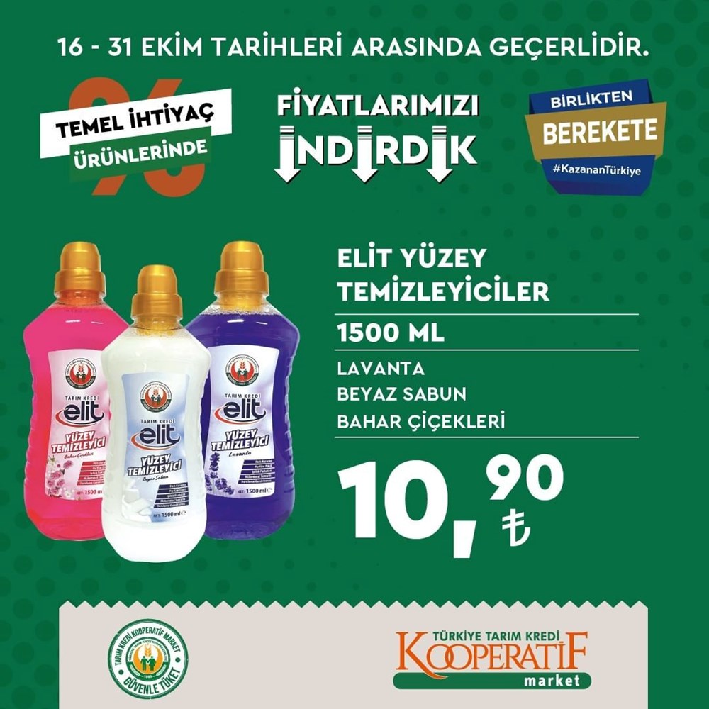 Tarım Kredi Kooperatif Market temel ihtiyaç ürünlerinde büyük indirimler (17-31 Ekim güncel indirimli ürünler kataloğu) - 45
