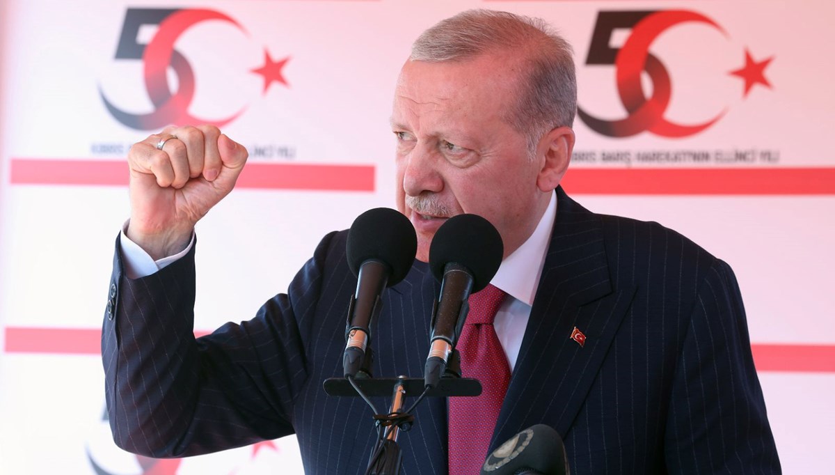 KKTC’de 50’nci yıl coşkusu | Cumhurbaşkanı Erdoğan: Müzakereye ve çözüme hazırız