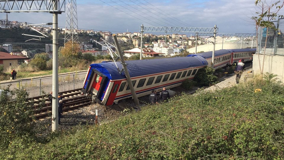 Kocaeli Gebze'de tren kazası - 1