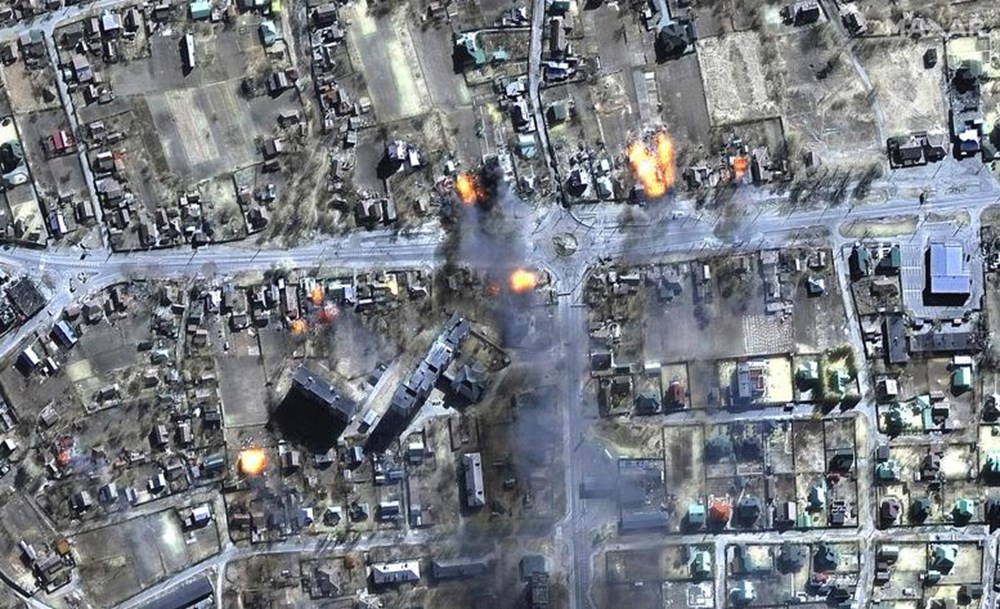 Rusya’nın Ukrayna’ya saldırısında dördüncü hafta: Savaşın ilk gününden bu yana uydu görüntüleri - 9
