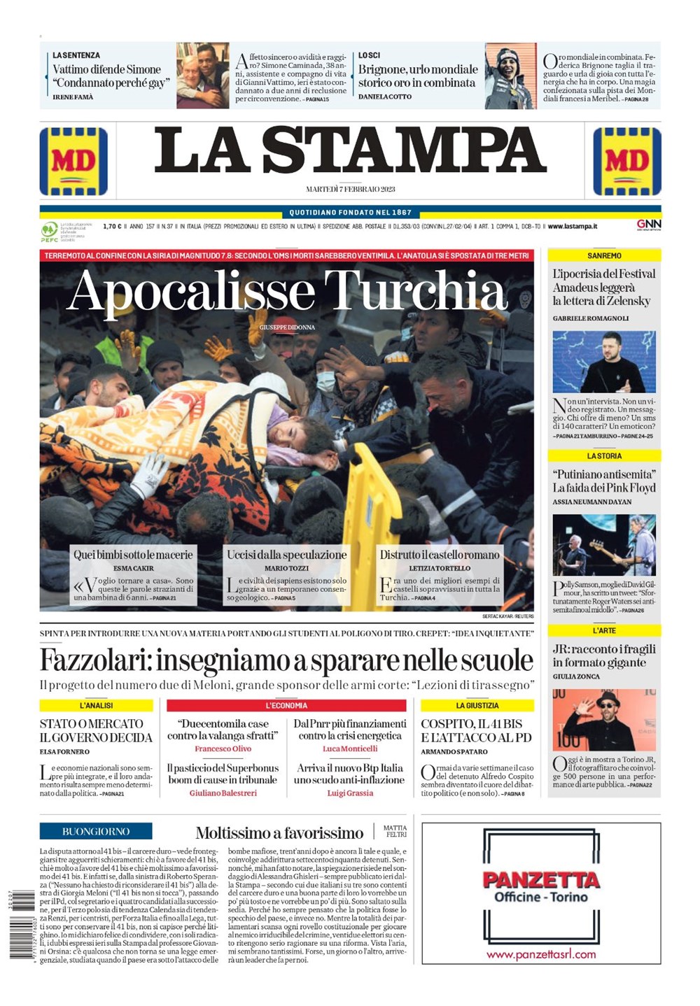 Kahramanmaraş merkezli depremler dünya manşetlerinde: Yüzyılın en güçlü depremi - 13