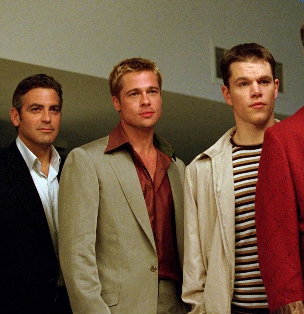 Brad Pitt ile George Clooney 16 yıl sonra aynı filmde - 6