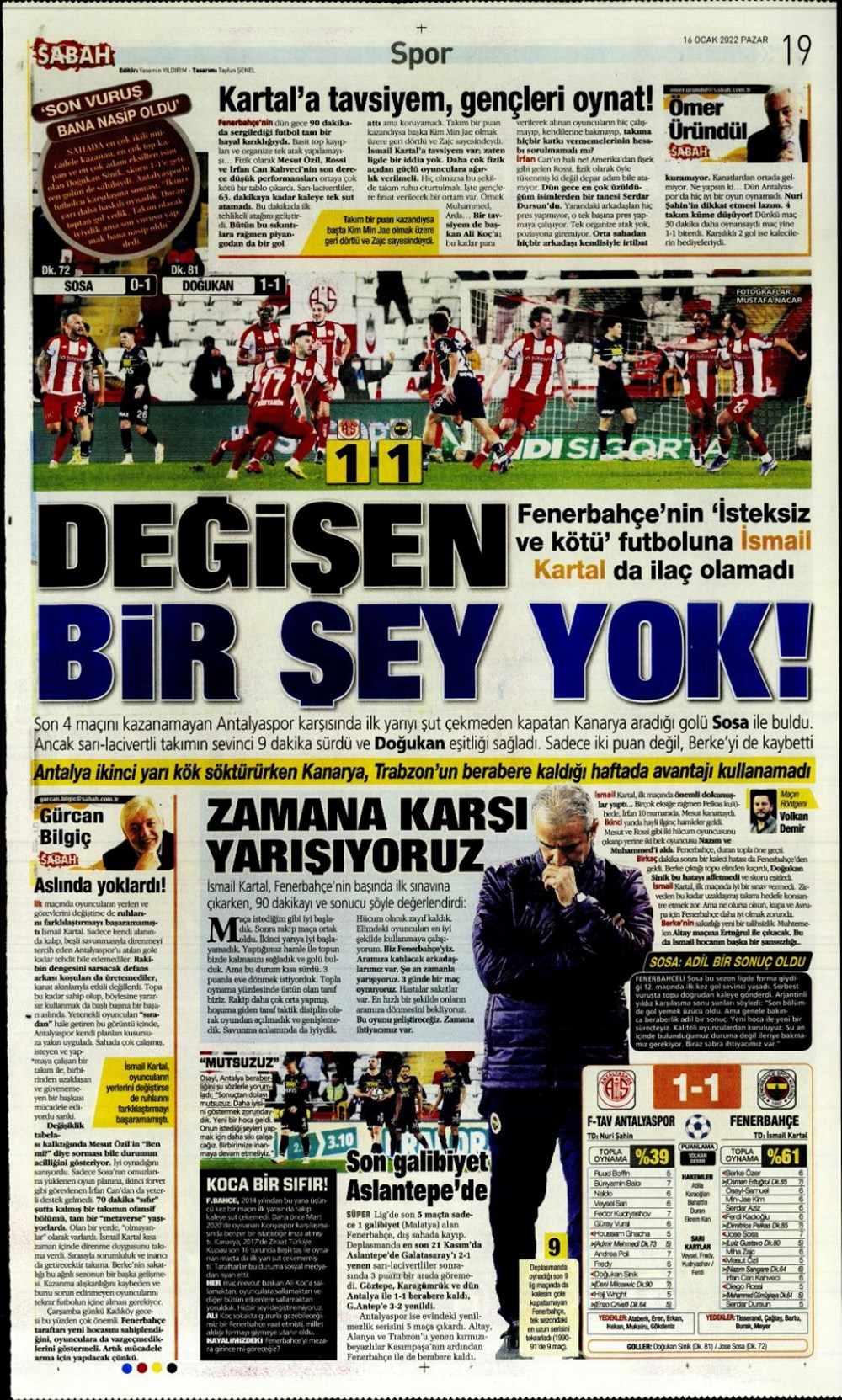 Galatasaray-Beşiktaş Maçı Kaç Kaç Bitti? - Gaziantep Oluşum Gazetesi