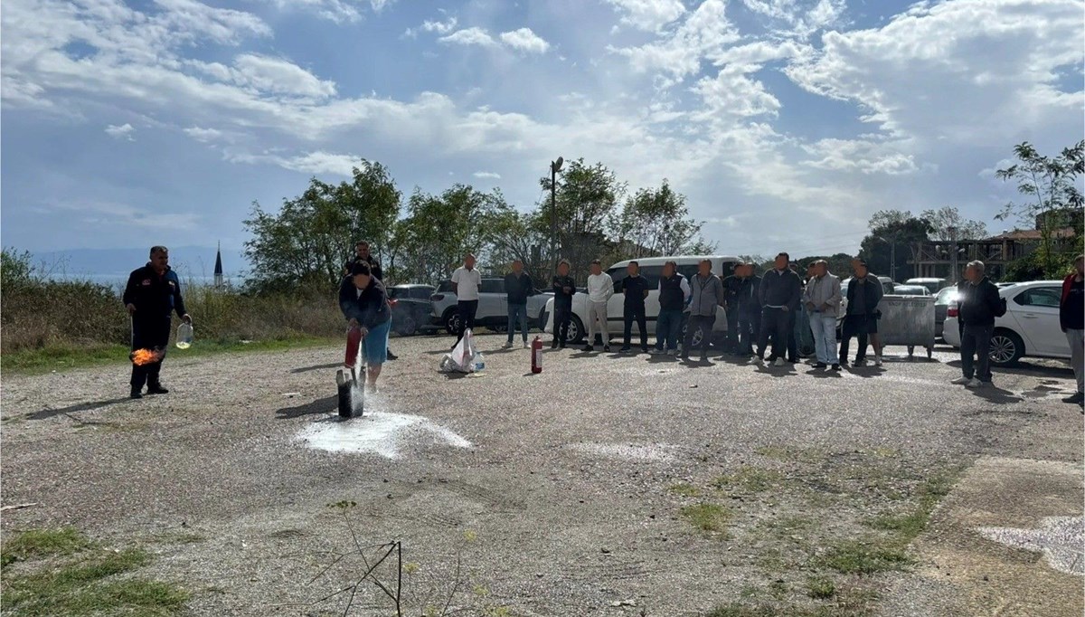 Sinop’ta yangın güvenliği eğitimi