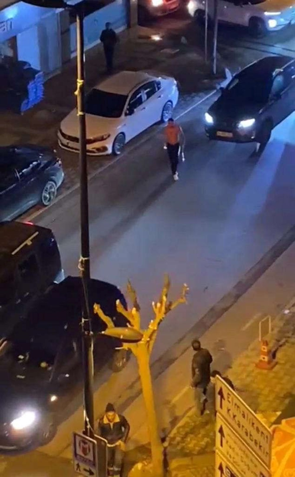 Ümraniye'de taşlı, sopalı trafik kavgası - 8