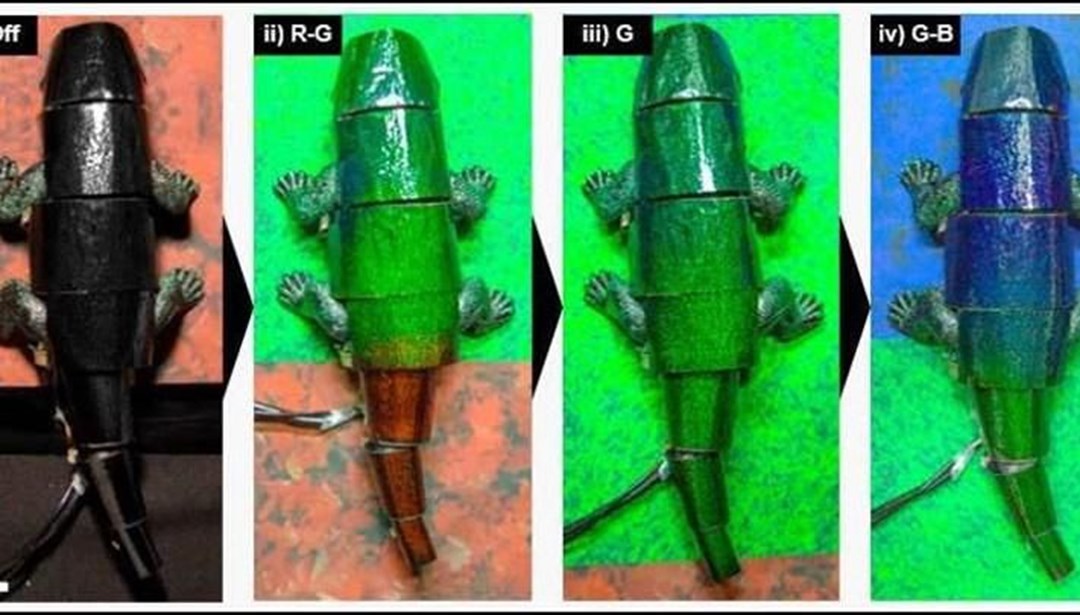 Renk değiştiren bukalemun robot geliştirildi