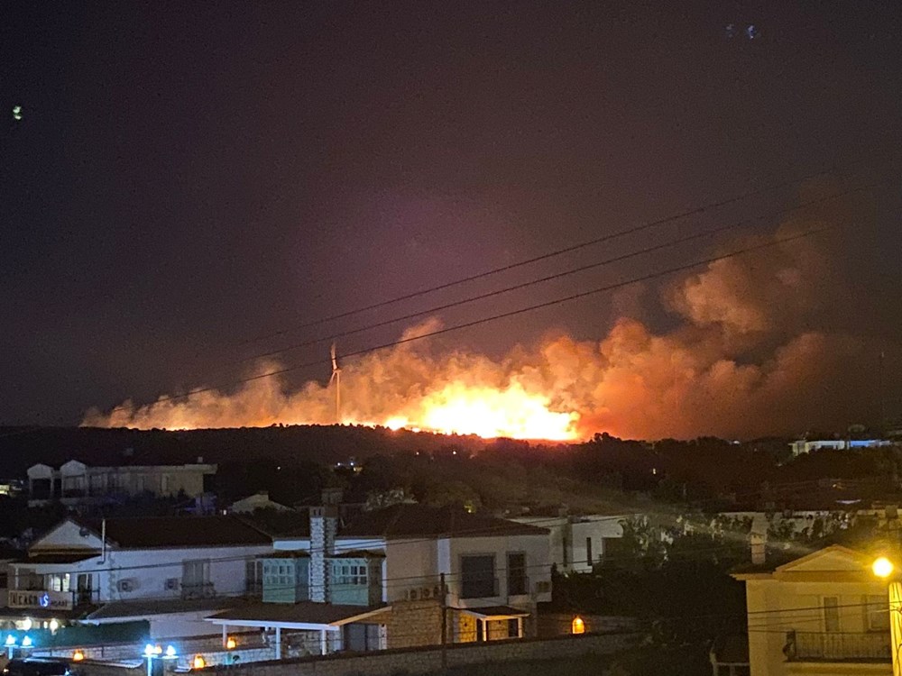 Manisa'da orman yangını: Ekiplerin müdahalesi devam ediyor - 6