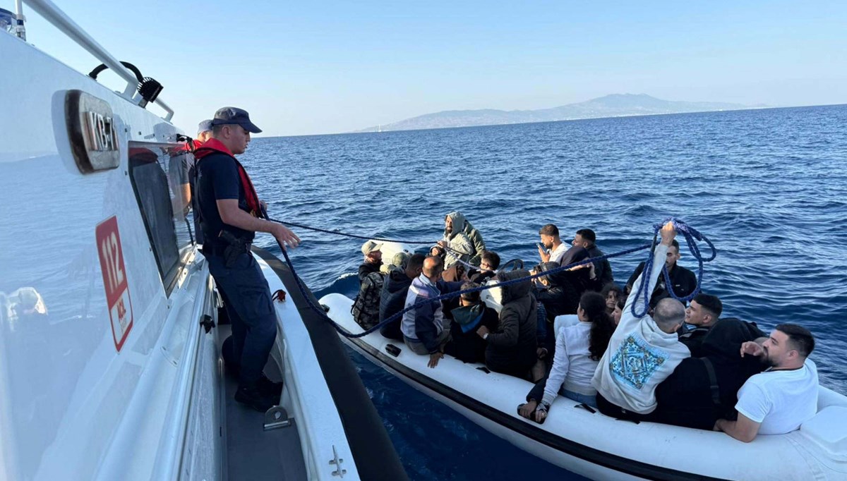 Bodrum'da kaçak göçmenler yakalandı
