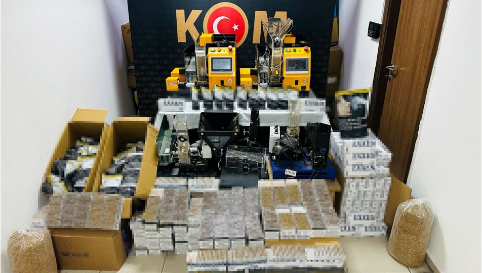 Karabük'te 36 bin 660 adet makaron ele geçirildi