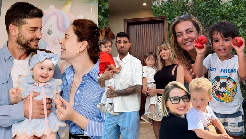 Ünlüler ve çocuklarının 29 Ekim coşkusu