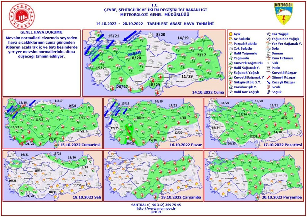 Meteoroloji uyardı: Yağışlı hava geri dönüyor! (Bugün hava nasıl olacak?) - 5