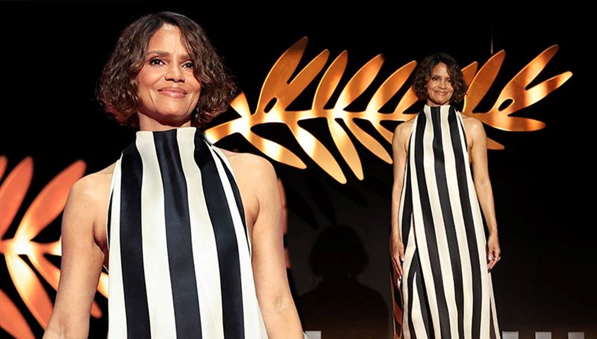 Halle Berry elbisesi değiştirmek zorunda kaldı