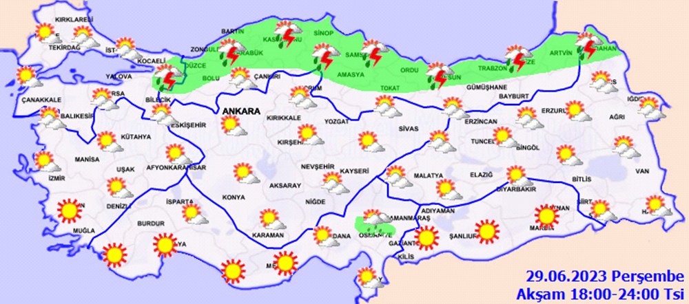 Meteorolojiden 8 il için sarı kodlu yağış uyarısı - 8