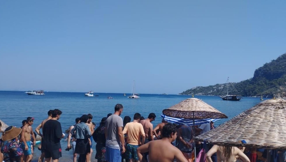 Marmaris'te denize giren kişi boğuldu