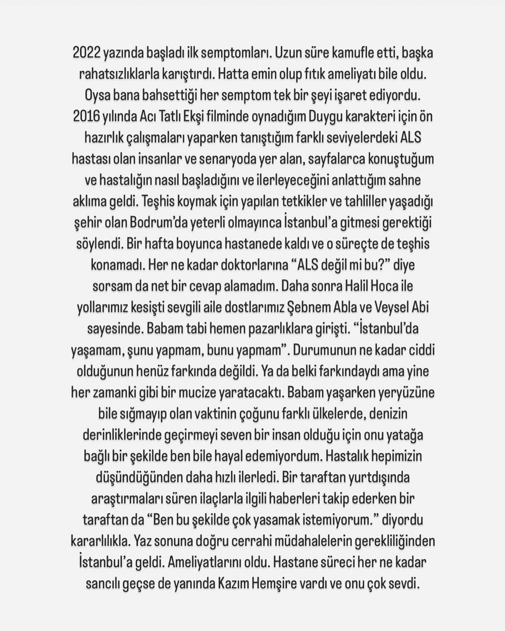 Baba acısıyla sarsılan Özge Özpirinçci'den son veda: Seni çok seviyorum - 4