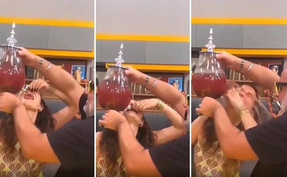 Aslı Bekiroğlu'nun şakası kötü bitti: Yüzünde cam sebil patladı - 3