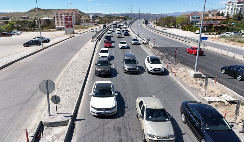 43 ilin geçiş güzergahında bayram yoğunluğu - 3