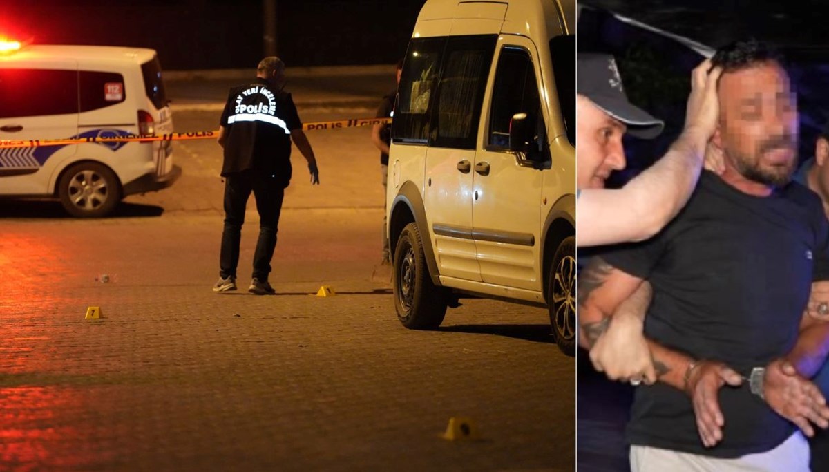 Husumetlisini kurşun yağmuruna tuttu