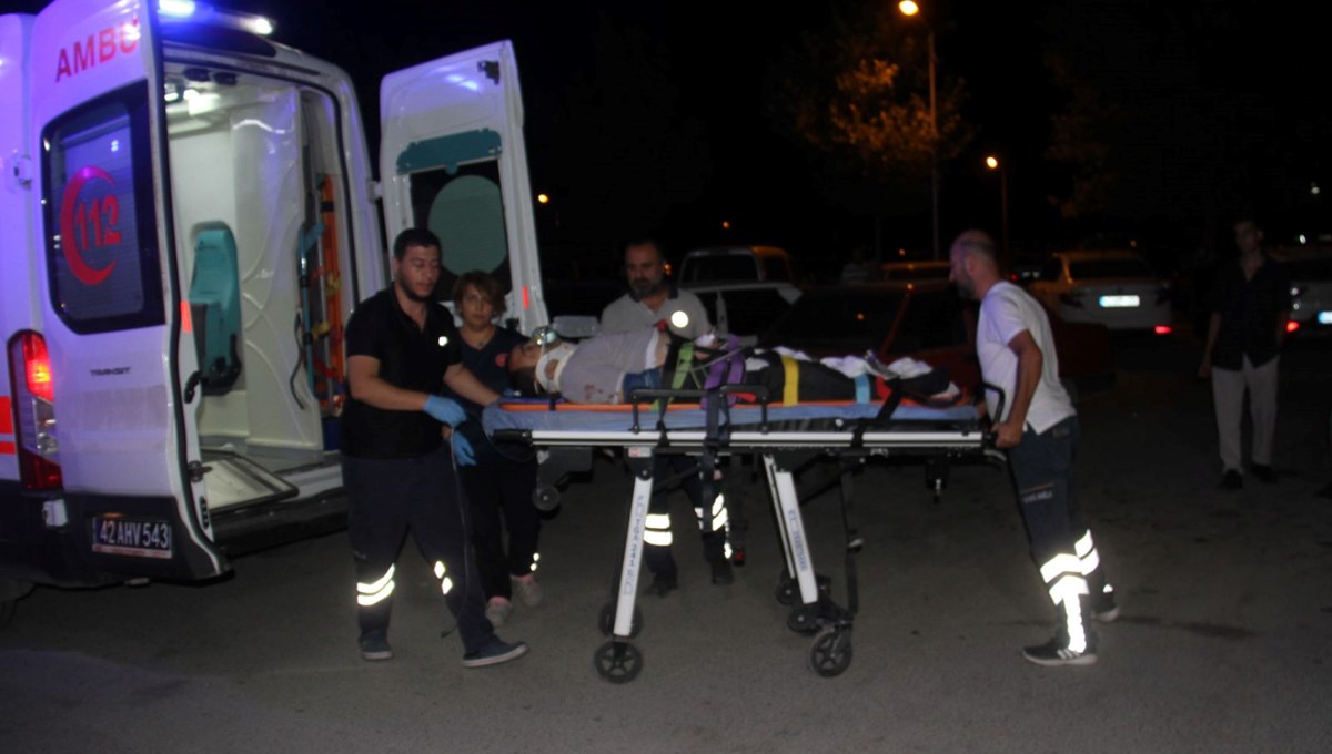 Konya'da otomobiller çarpıştı