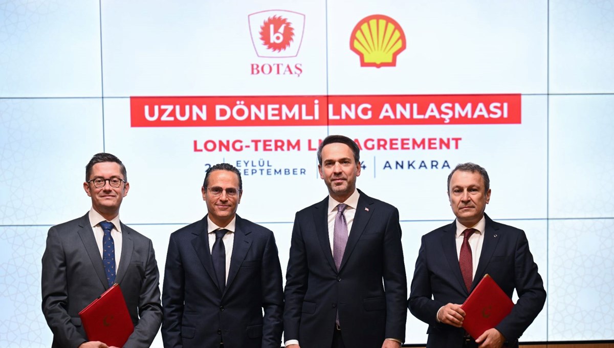 Bakan Bayraktar duyurdu: BOTAŞ ve Shell'den 10 yıllık LNG anlaşması Bakan Bayraktar duyurdu: BOTAŞ ve Shell'den 10 yıllık LNG anlaşması