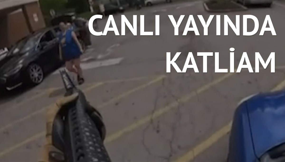 Tüfekle önüne gelene kurşun yağdırdı