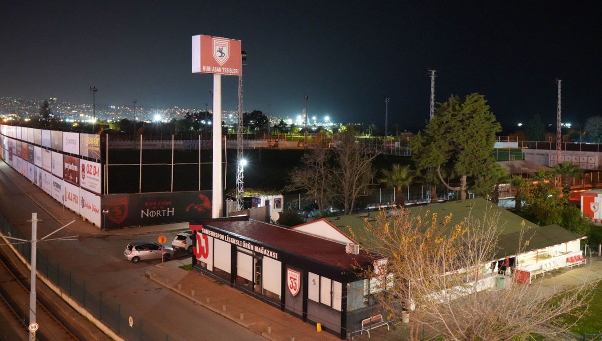 Samsunspor tesislerinde yangın paniği Samsunspor tesislerinde yangın paniği