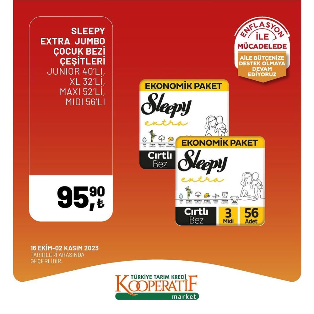 İNDİRİM BUGÜN BAŞLADI! Tarım Kredi Kooperatifi Market İndirim Kataloğu | Siirt Olay Haber Tarım Kredi Kooperatif Market ekim ayına özel yeni indirimli ürünler listesi: Yüzde 50 indirim bugün başlıyor (16 Ekim-2 Kasım 2023 Tarım Kredi Market indirimleri) - 11