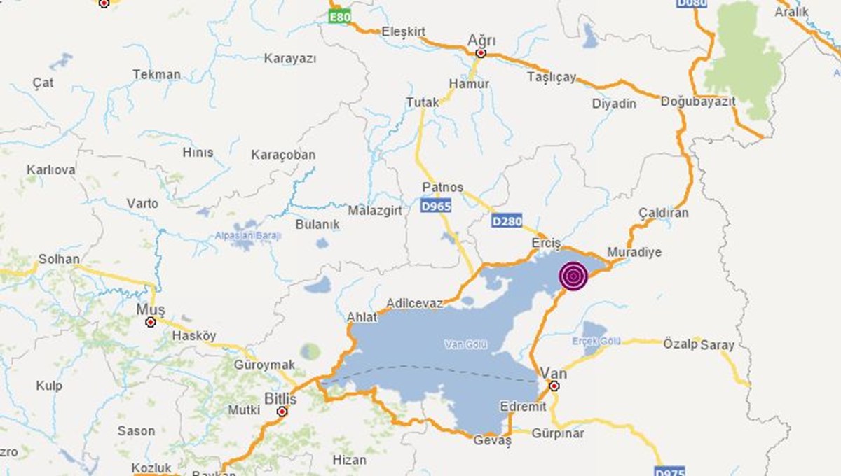SON DAKİKA HABERİ: Van'da 4,7 büyüklüğünde deprem