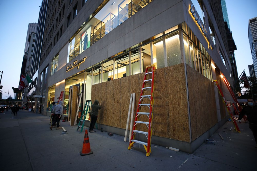 ABD'deki mağazalardan seçim sonrası için yağma önlemi - 2