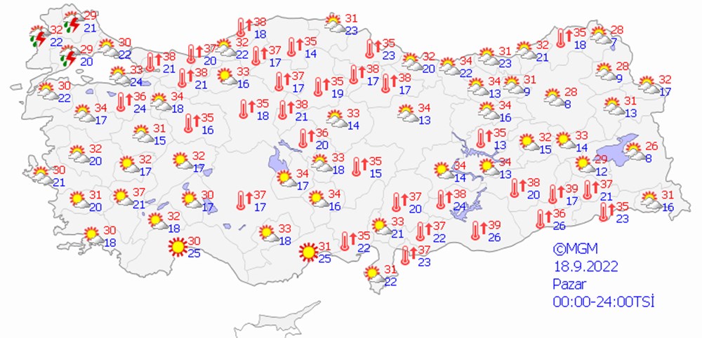 Çöl sıcakları geliyor (bugün hava nasıl olacak) - 9