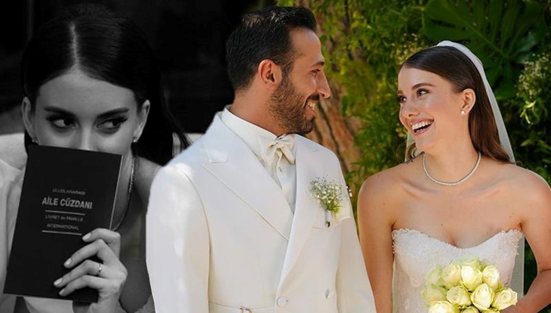 Yalı Çapkını yıldızları Beril Pozam ve Ersin Arıcı'nın nikahından yeni kareler