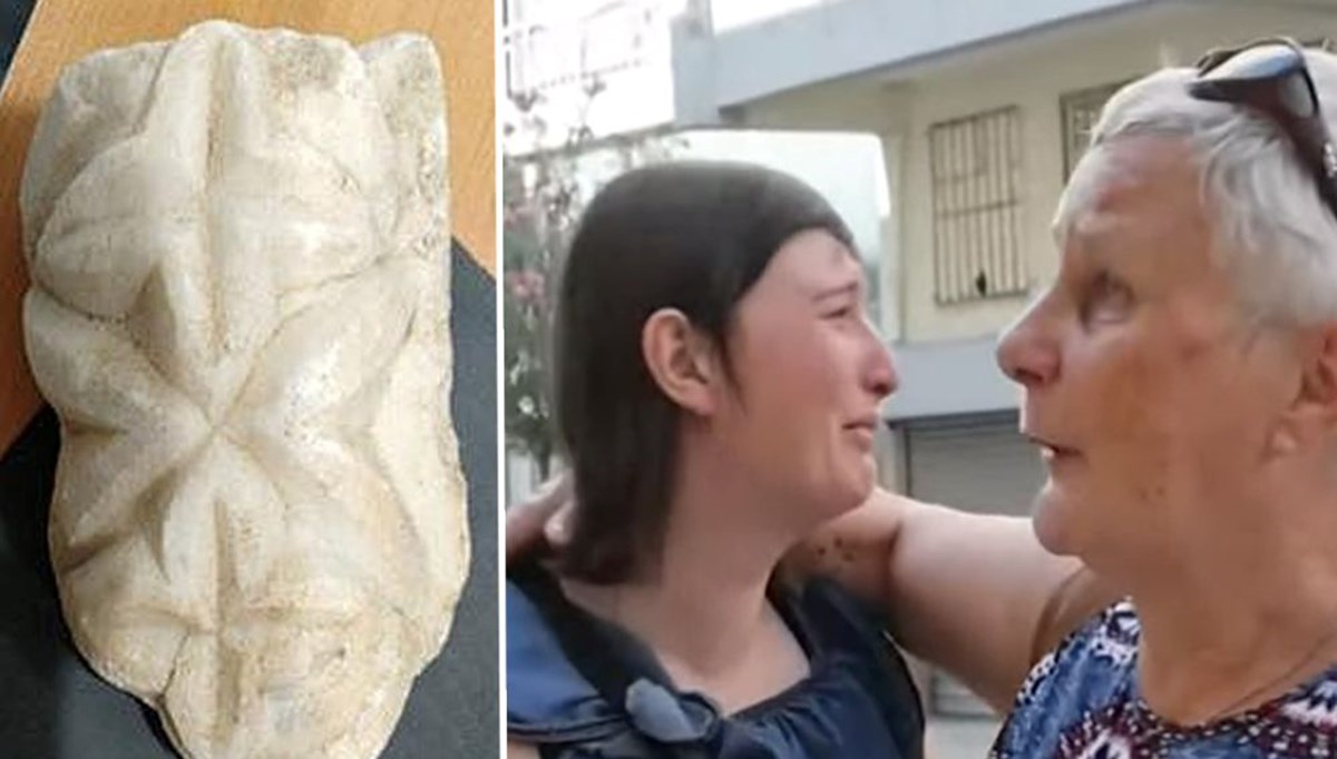 Belçikalı turistlere tarihi eser kaçakçılığı suçlaması | Çantadan Roma dönemine ait taşlar çıktı Belçikalı turistlere tarihi eser kaçakçılığı suçlaması | Çantadan Roma dönemine ait taşlar çıktı