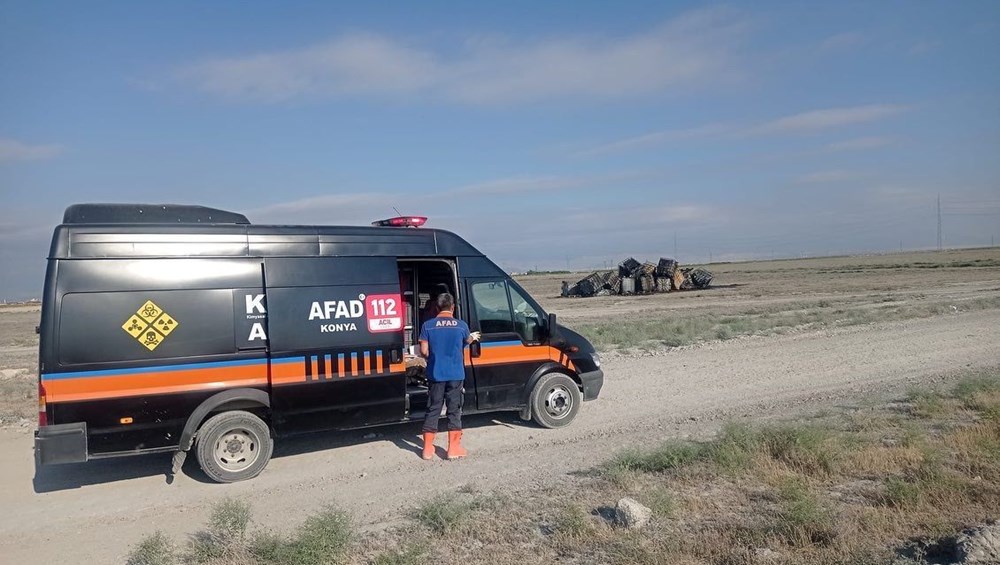 Konya'da arazilere içi asit dolu varilleri bırakanlara üst sınırdan ceza - 4