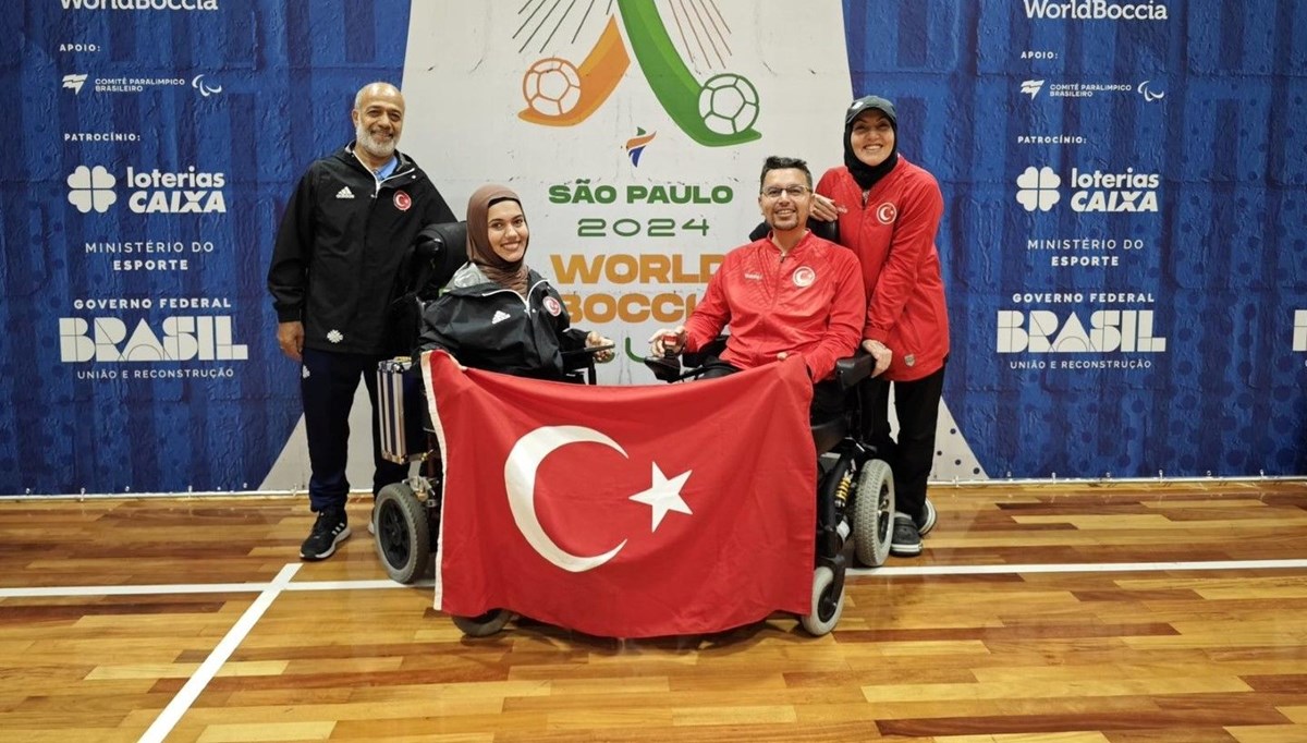 Havva Alyurt Boccia'da dünya şampiyonu oldu Havva Alyurt Boccia'da dünya şampiyonu oldu