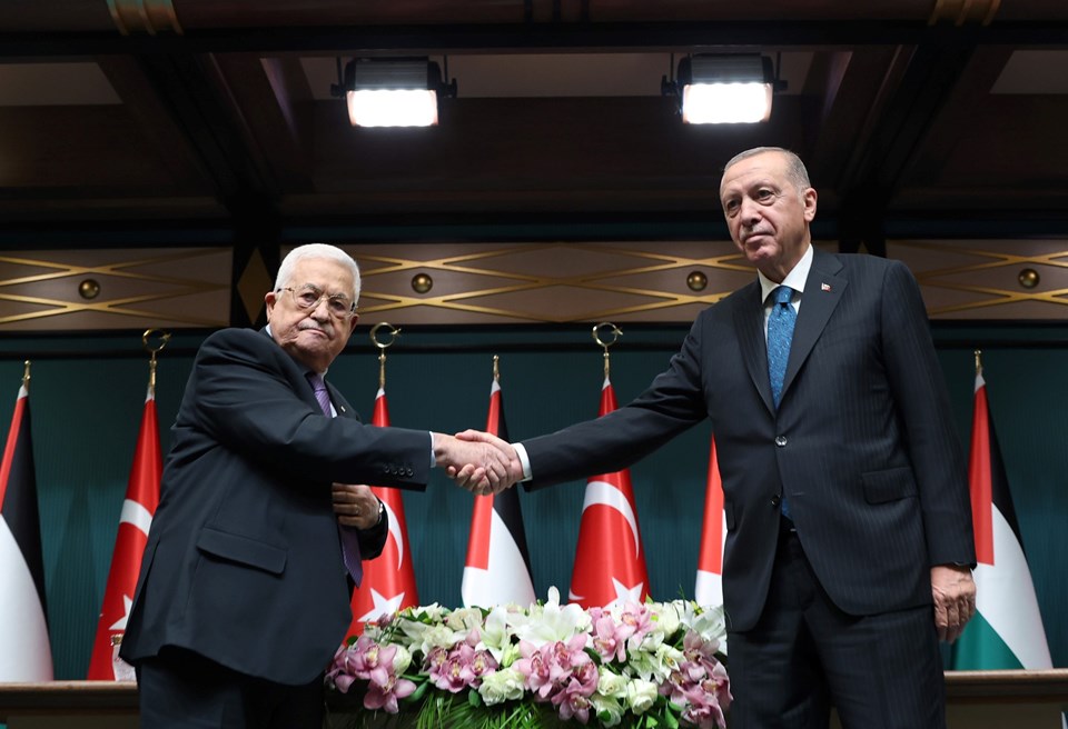 SON DAKİKA HABERİ: Filistin lideri Abbas Ankara'da - 1