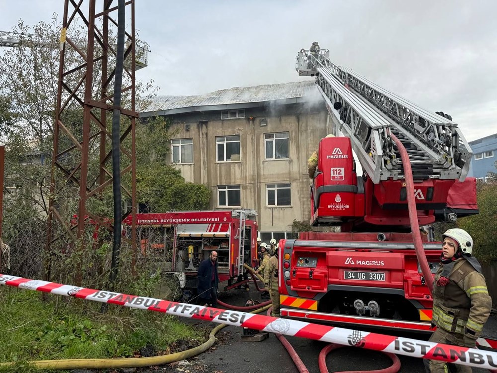 İstanbul'da fabrika yangını - 4