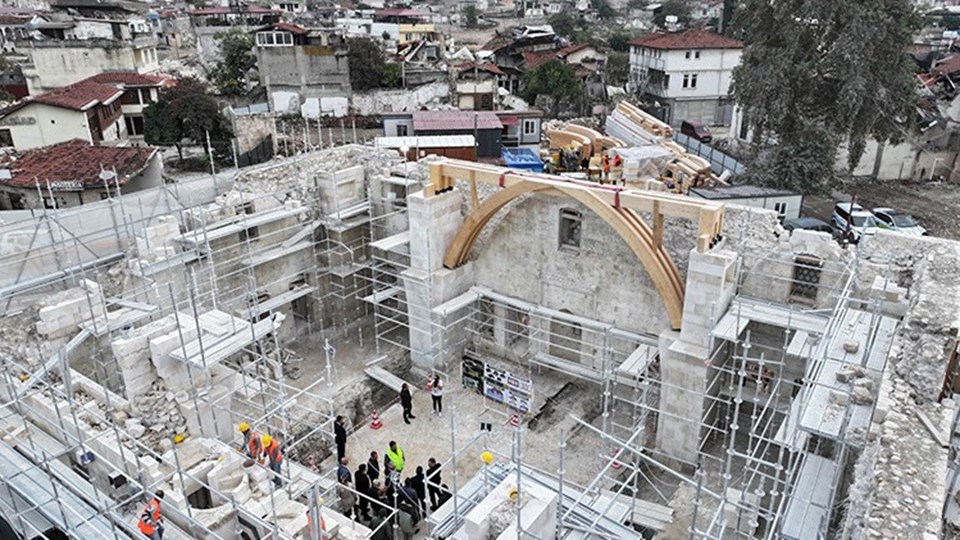 Habib-i Neccar Camisi'nin restorasyonu sürüyor - 1