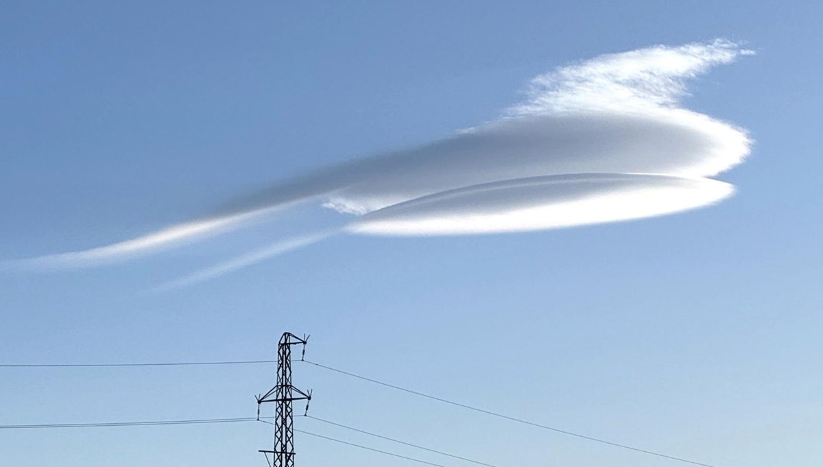 Ardahan'da mercek bulutu görüldü