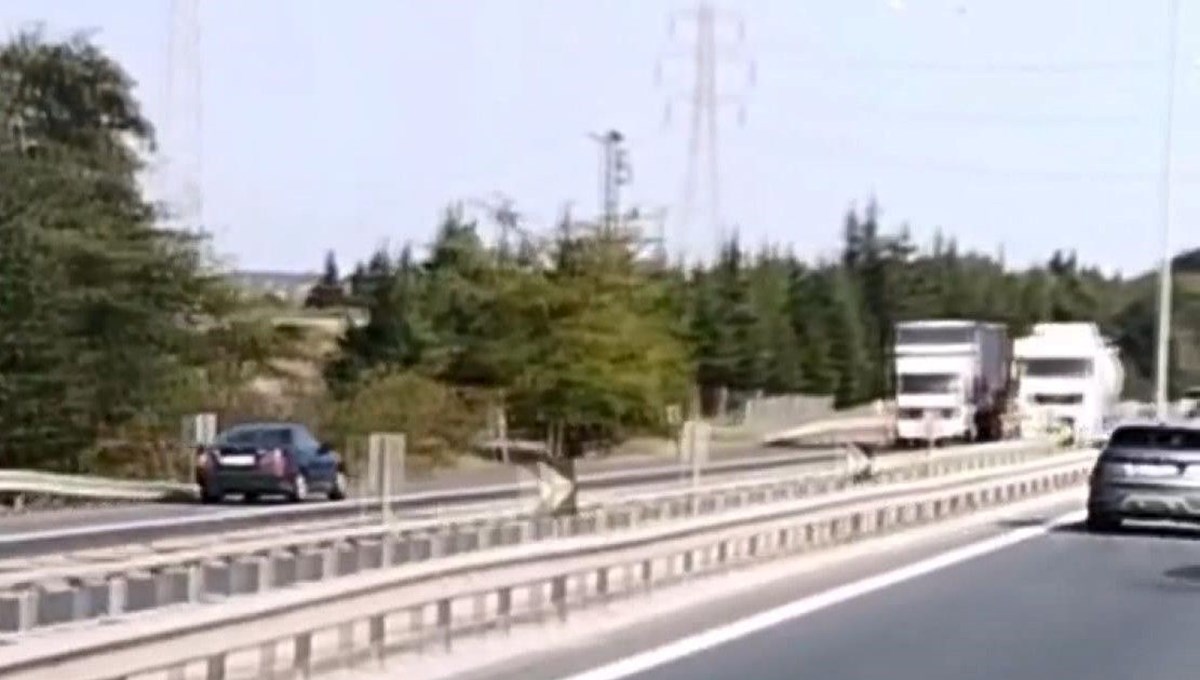 TEM’de kilometrelerce ters yönde gitti TEM’de kilometrelerce ters yönde gitti