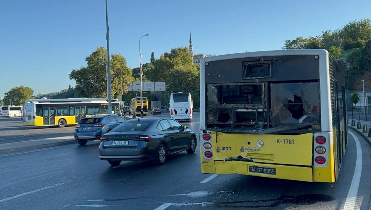 D-100'de kaza! Yolcu otobüsü, İETT otobüsüne çarptı: Yaralılar var