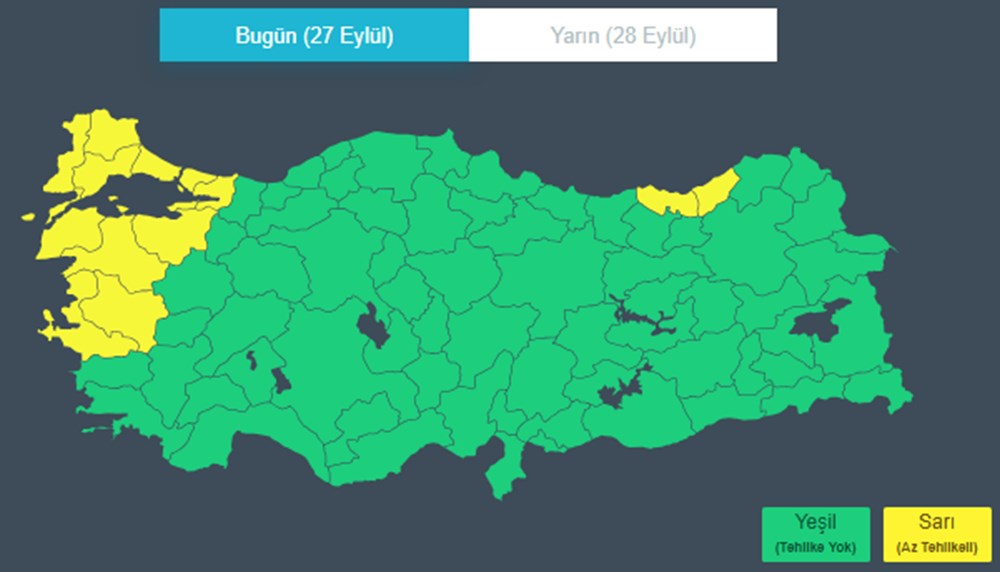 13 il için fırtına ve kuvvetli yağış uyarısı: Hafta sonu hava nasıl olacak? - 3