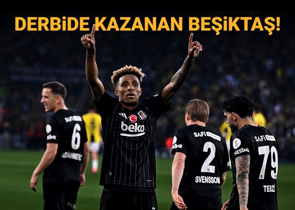 Kadıköy'deki dev derbide kazanan Beşiktaş! - 1