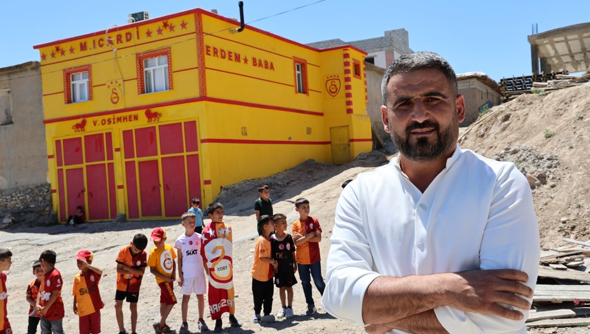 Fanatik taraftar evinin dış cephesine Icardi'nin ardından Osimhen yazdırdı