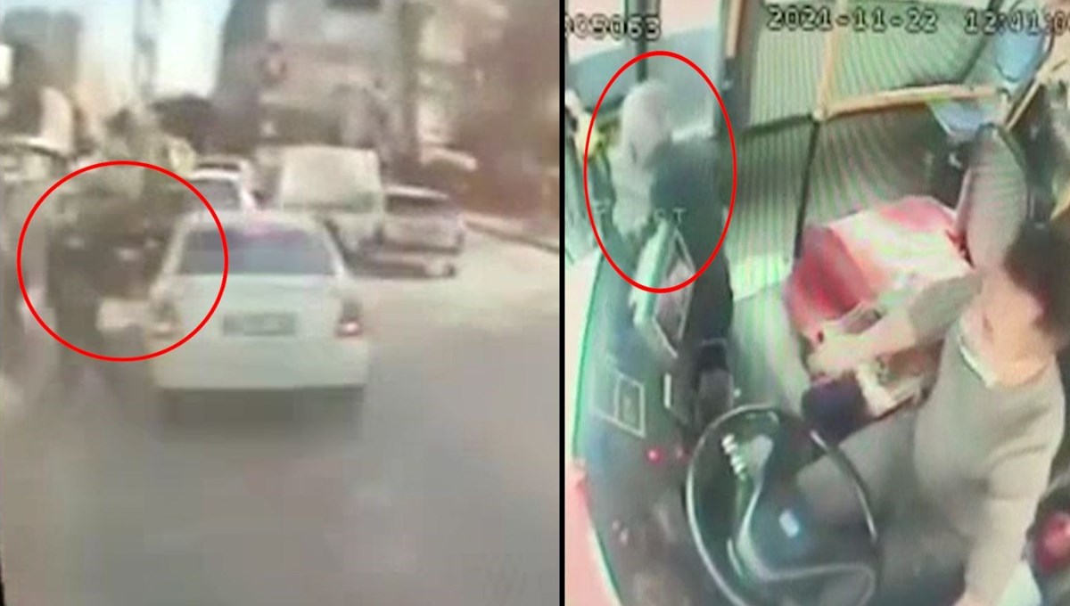 Freni patlayan otobüs, kırmızı ışıkta bekleyen araçlara çarptı